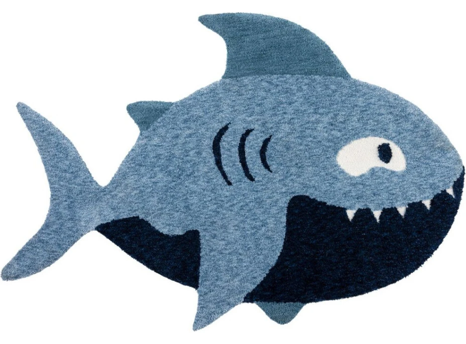 Kusový koberec Zest Kids Shark Blue