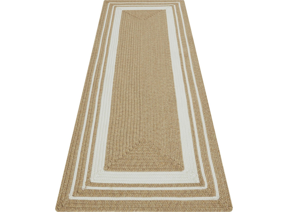 Kusový koberec Braided 105556 Creme Beige