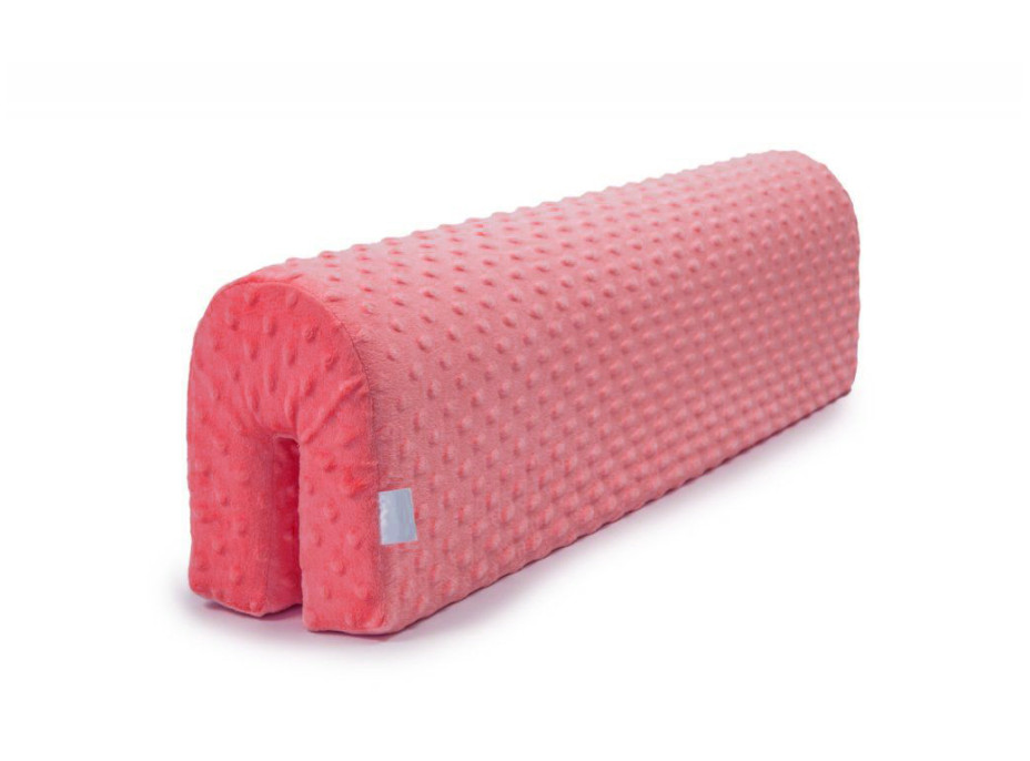 Chránič na dětskou postel MINKY 70 cm - broskvový