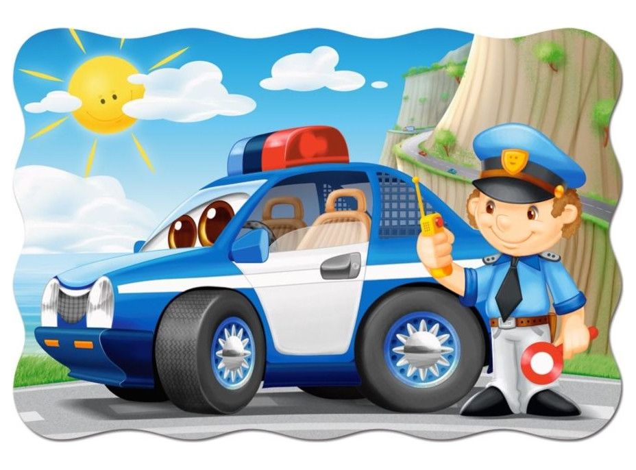 CASTORLAND Puzzle Policejní hlídka MAXI 20 dílků