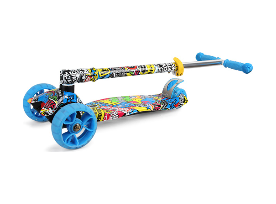 CHIPOLINO Koloběžka Croxer Evo Colorful Graffiti