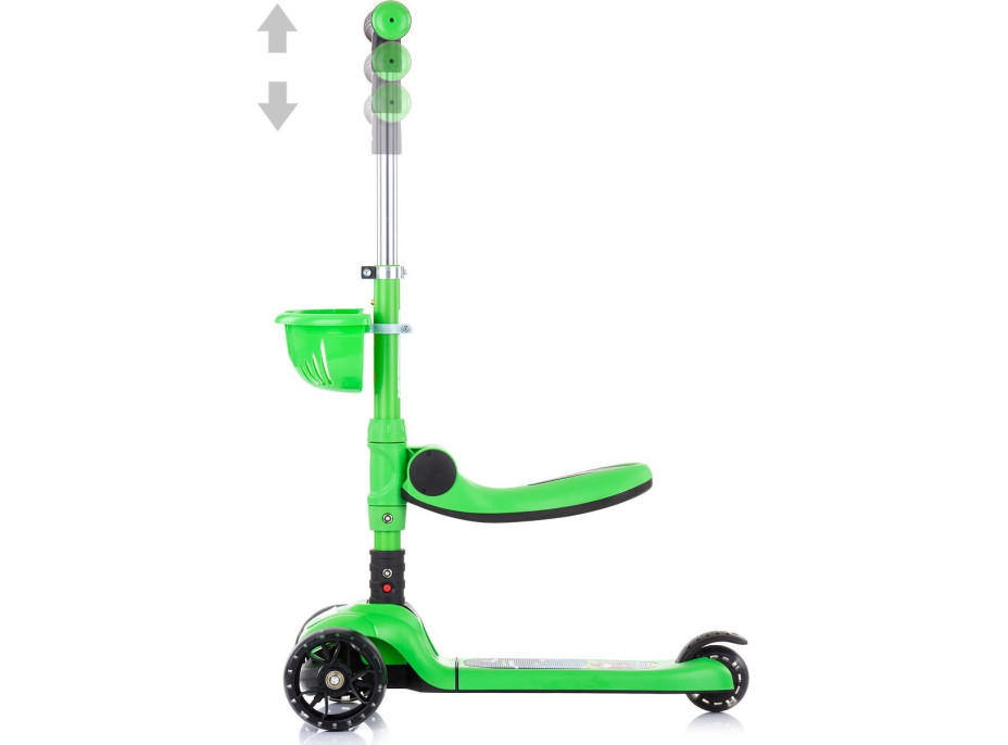 CHIPOLINO Koloběžka Neo Rider 2v1 Green