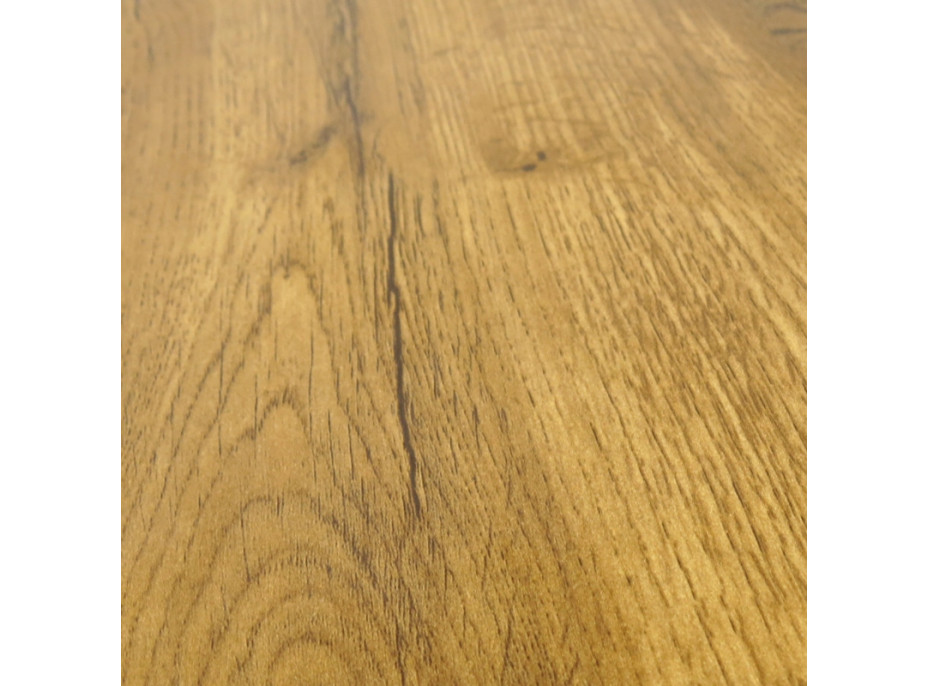 Konferenční stolek DUO ROUND - dub přírodní/černý