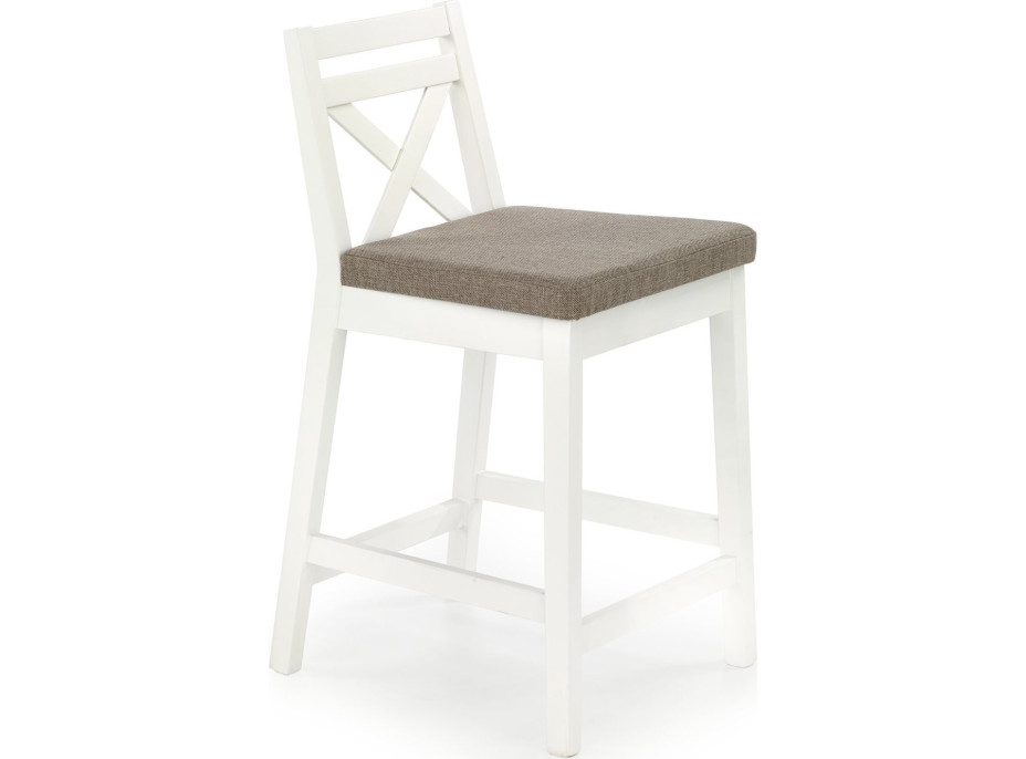 Nízká barová židle ROB - bílá