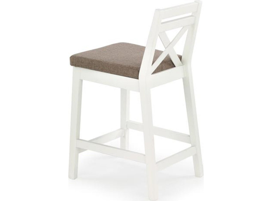 Nízká barová židle ROB - bílá