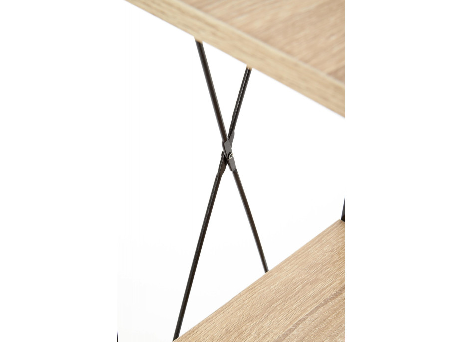 Regál LOFT REG-1 - dub sonoma/kov