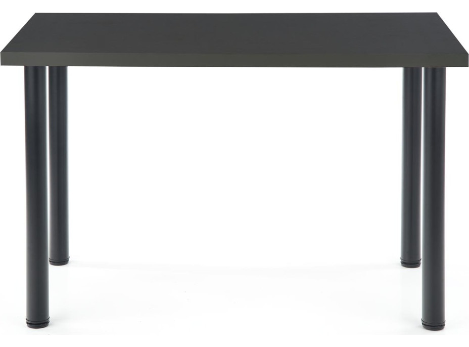 Jídelní stůl DOME 2 120x68x75 cm - antracitový/černý