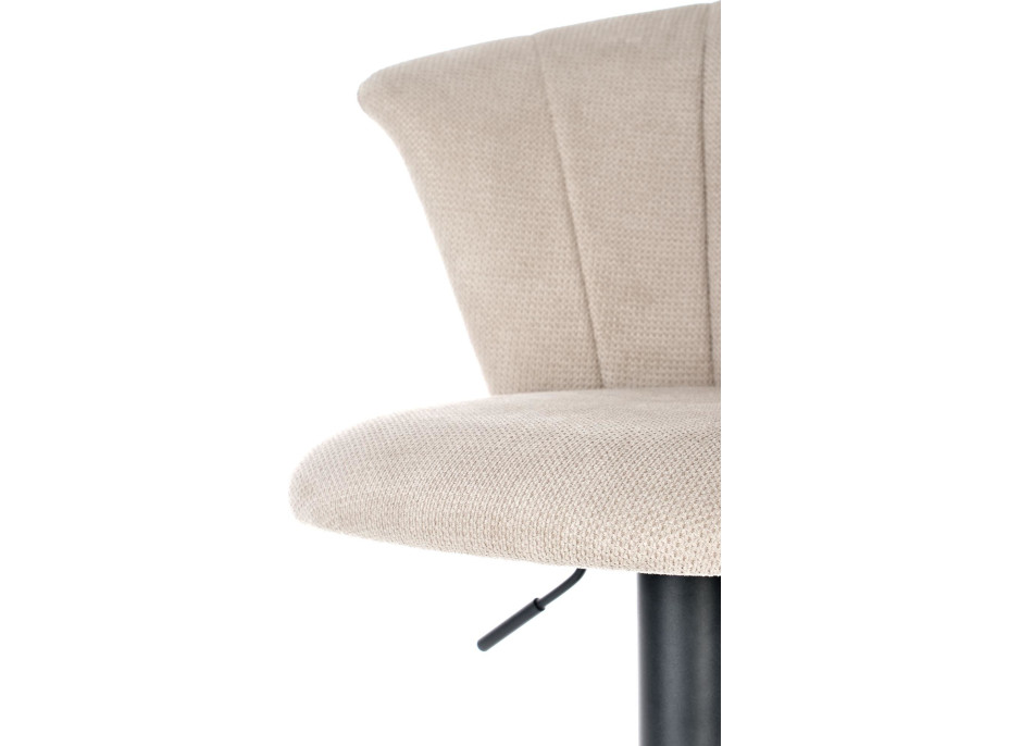 Barová židle ŠIMON - béžová - výškově nastavitelná