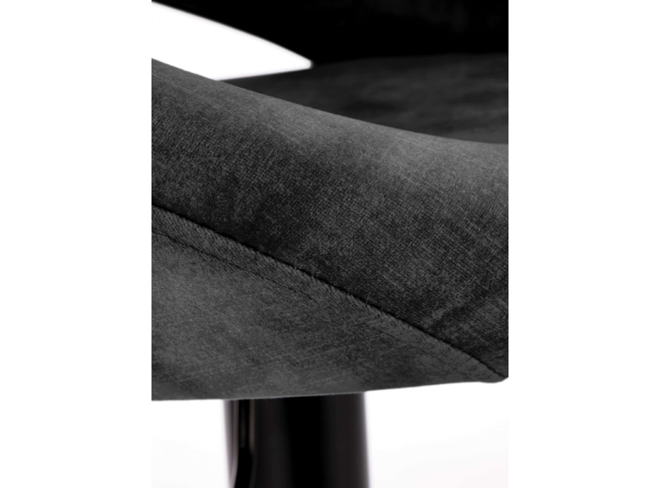 Barová židle AMÁLKA - černá - výškově nastavitelná