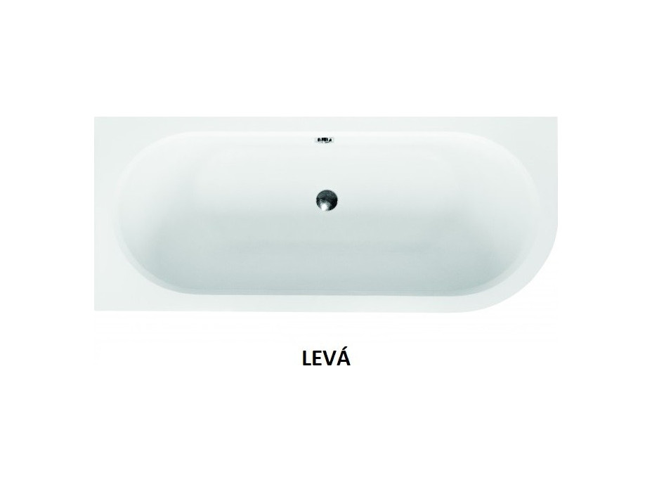 Asymetrická vana AVITA SLIM